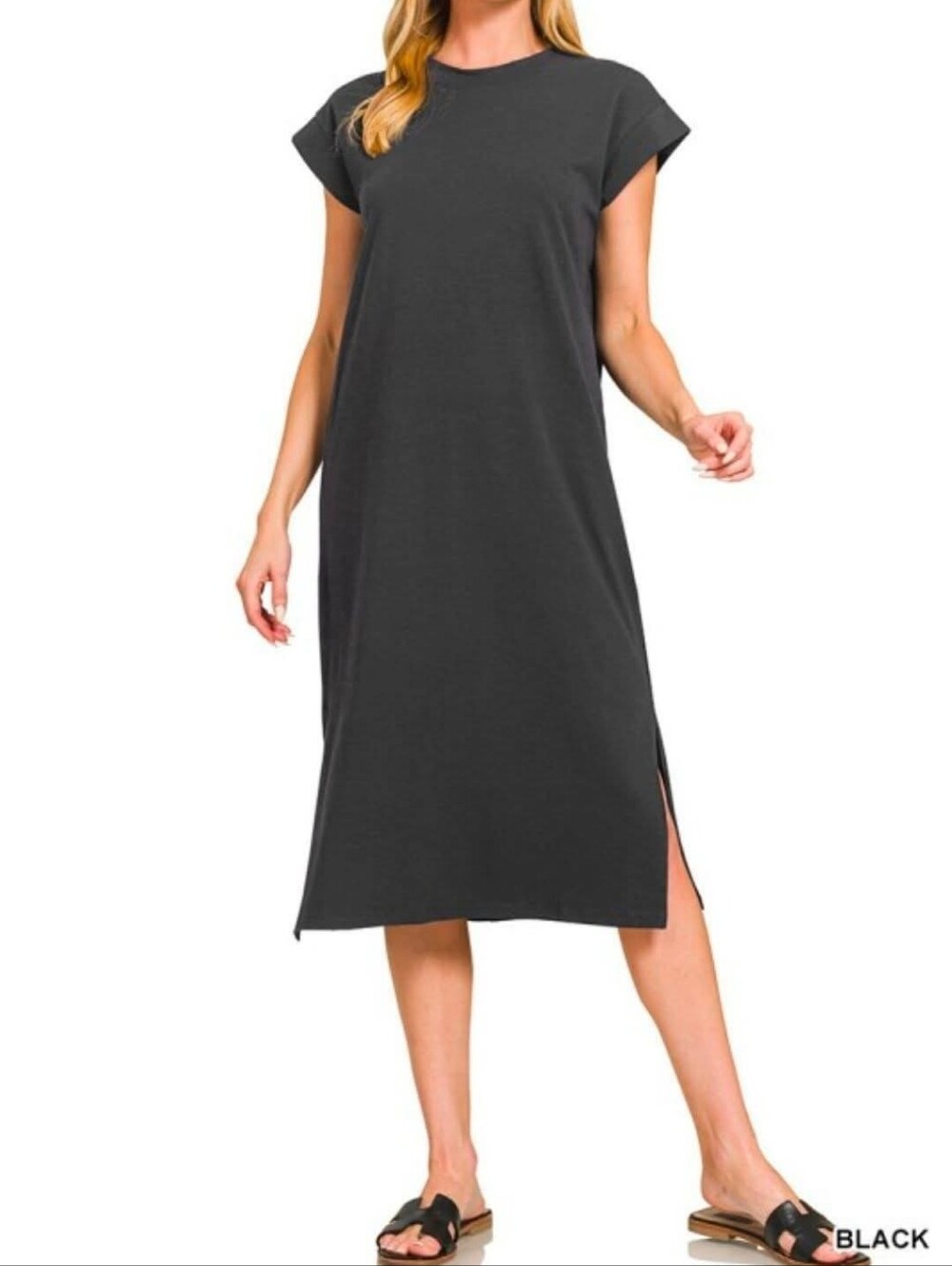New Zenana Black Midi Dress